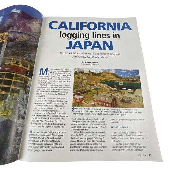 Model Railroader Magazine June 2024 Issue Collectible - Picture 6 of 10